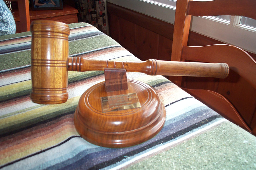 Official Gavel of School District #8