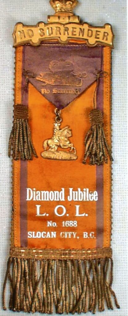 LOL - not "laugh out loud", this Medal was proudly worn by members of the Loyal Orange Lodge.